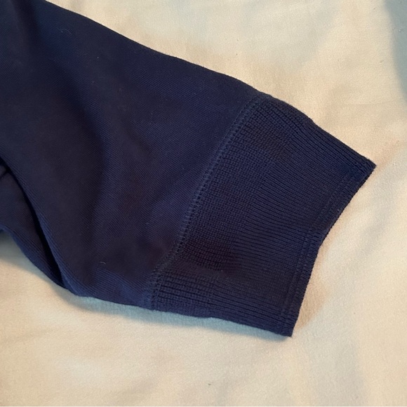 Merz B Schwanen 207 Mens Size 6/L Loopwheeled Henley Classic Fit Ink Blue - Picture 8 of 11